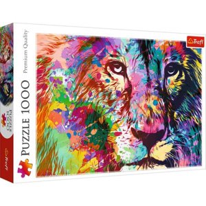 Trefl: Puzzle 1000 dílků - Barevný lev