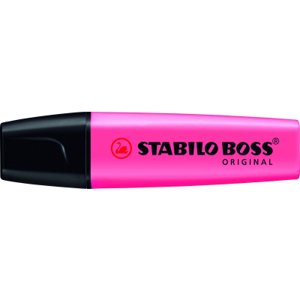 Zvýrazňovač - STABILO BOSS ORIGINAL - 1 ks - růžová