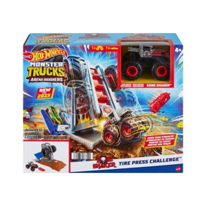 Hot Wheels monster trucks aréna: závodní výzva herní set - Fire Crash Challenge