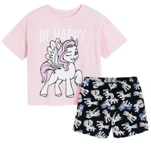 Pyžamo My Little Pony- růžová, černá - 152 MIX