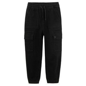 Kalhoty s kapsami -černé - 98 BLACK