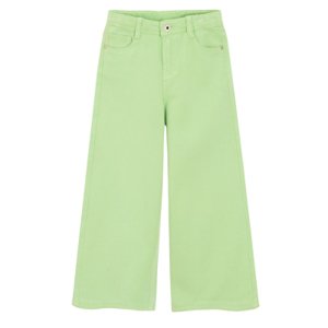 Džínové kalhoty wide leg -zelené - 98 GREEN