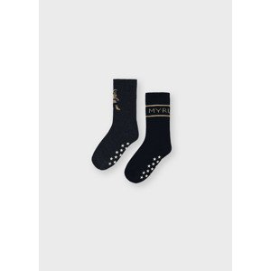 2 pack froté ponožek s protiskluzem KOSMONAUT černé Mayoral velikost: 2 (EU 19-22)