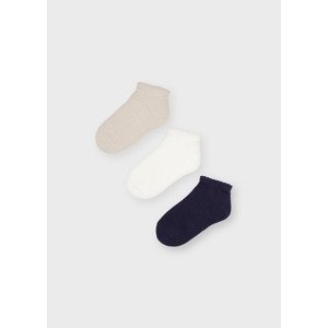 3 pack nízkých ponožek tmavě modré MINI Mayoral velikost: 10 (EU 35-36)
