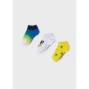 3 pack nízkých ponožek  SKATE žluté MINI Mayoral velikost: 4 (EU 23-26)