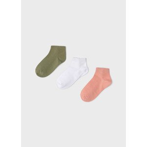 3 pack nízkých ponožek khaki MINI Mayoral velikost: 10 (EU 35-36)