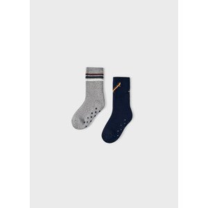 2 pack froté ponožek s protiskluzem SKATE tmavě modré MINI Mayoral velikost: 8 (EU 32-35)