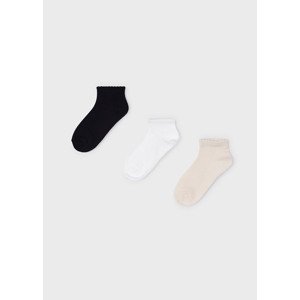 3 pack nízkých ponožek černé MINI Mayoral velikost: 2 (EU 19-22)