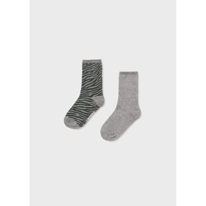 2 pack ponožek TYGR šedé MINI Mayoral velikost: 10 (EU 35-36)