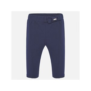 Kalhoty odlehčené s mašličkou tmavě modré BABY Mayoral velikost: 86 (18 měsíců)