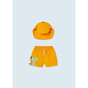 Set čepice a plavek DINO oranžový BABY Mayoral velikost: 92 (24 měsíců)