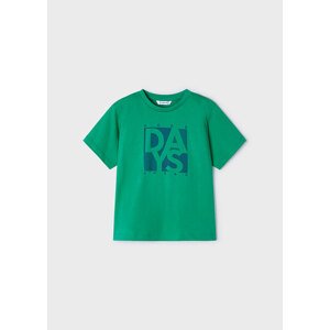 Tričko s krátkým rukávem DAYS basic zelené MINI Mayoral velikost: 104