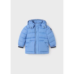 Zimní bunda prošívaná s kapsami světle modrá BABY Mayoral velikost: 92 (24 měsíců)