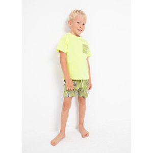 Pyžamo s krátkým rukávem SAFARI žluté MINI Mayoral velikost: 110