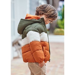 Zimní bunda prošívaná oranžová MINI Mayoral velikost: 110