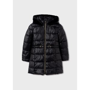 Zimní prošívaný kabát s kapucí černý JUNIOR Mayoral velikost: 157 (14 let)