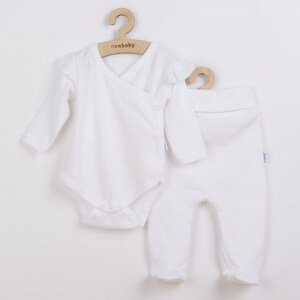 2-dílná kojenecká souprava New Baby Practical Varianta: holka - bílá/68 (4-6m)