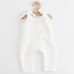 Kojenecké mušelínové lacláčky New Baby Soft dress Varianta: béžová/80 (9-12m)