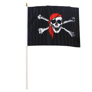 RAPPA Vlajka pirátská 47x30 cm