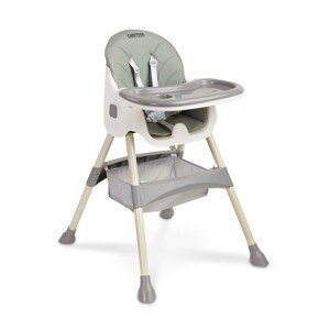 Jídelní židlička 2v1 CARETERO Bill Varianta: grey - šedá