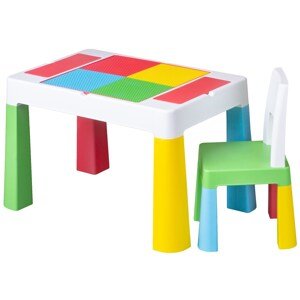TEGA Dětská sada stoleček a židlička Varianta: Multifun - multicolor