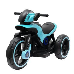 Dětská elektrická motorka Baby Mix POLICE Varianta: modrá
