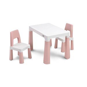 Dětský set stoleček se 2 křesílky Toyz MONTI Varianta: pink - růžová