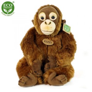 RAPPA Plyšová opice orangutan 27 cm ECO-FRIENDLY