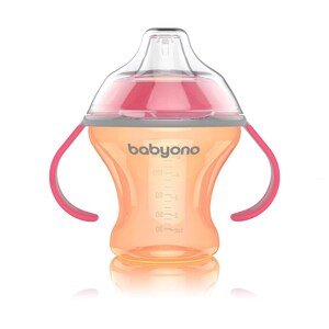 BABY ONO Netekoucí hrneček s měkkým náustkemoranžová Varianta: náustkem Baby Ono 180 ml - oranžová