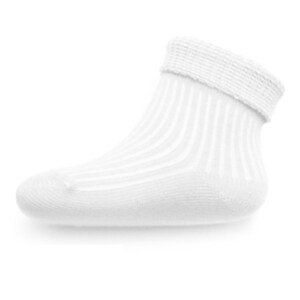 Kojenecké pruhované ponožky New Baby Varianta: bílá/56 (0-3m)