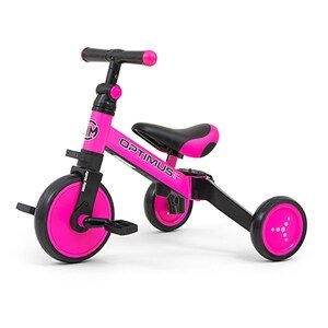 MILLY MALLY Dětská tříkolka Varianta: 3v1 Milly Mally Optimus pink - růžová