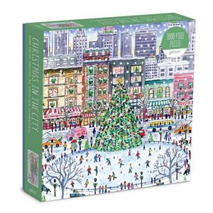 Galison Puzzle Vánoce ve městě 1000 dílků Poškozený obal