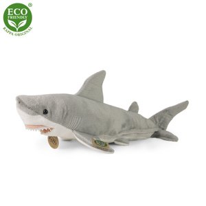 RAPPA Plyšový žralok 38 cm ECO-FRIENDLY