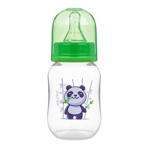 Láhev s obrázkem Akuku 125 ml Varianta: panda - zelená