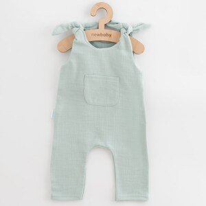 Kojenecké mušelínové lacláčky New Baby Soft dress Varianta: mátová - dle obrázku/68 (4-6m)