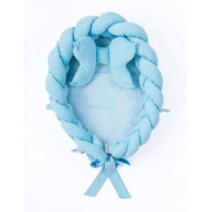 Pletené hnízdečko pro miminko Velvet Belisima Varianta: blue - modrá