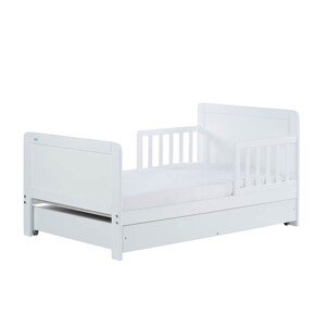 Dětská postel se zábranou New Baby ERIK 160x80 cm Varianta: a šuplíkem Drewex Olek 140x70 cm - bílá