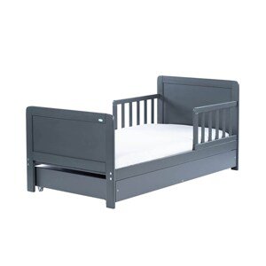 Dětská postel se zábranou New Baby ERIK 160x80 cm Varianta: a šuplíkem Drewex Olek 140x70 cm grafit - šedá
