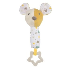 Canpol babies Plyšová hračka s kousátkem a pískátkem - Myška