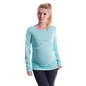 Be MaaMaa Těhotenské triko ELLIS - máta Velikosti těh. moda: L/XL