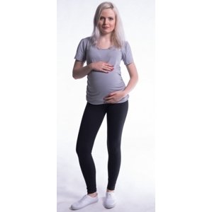Be MaaMaa Těhotenské legíny - černé, vel. M Velikosti těh. moda: XL (42)