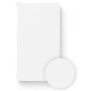BocioLand Prostěradlo do postýlky, bavlna, bílé, 120 x 60 cm Rozměry: 120x60