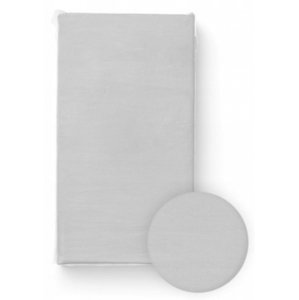 BocioLand Prostěradlo do postýlky, bavlna, šedé, 120 x 60 cm Rozměry: 120x60