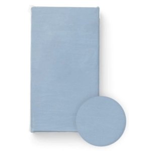 BocioLand Prostěradlo do postýlky, bavlna, modré, 120 x 60 cm Rozměry: 120x60