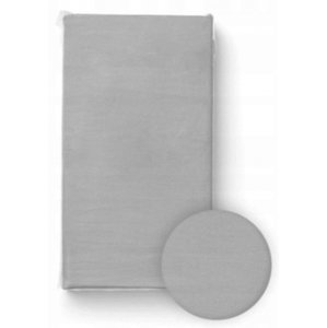 BocioLand Prostěradlo do postýlky, bavlna, tmavě šedé, 120 x 60 cm Rozměry: 120x60