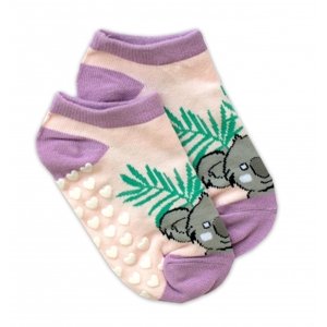NVT Dětské ponožky s ABS Koala – sv. růžové Velikost koj. oblečení: 19-22