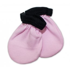 Baby Nellys Kojenecké rukavičky Little princess - růžové, vel. 56/62 Velikost koj. oblečení: 56-62 (0-3m)