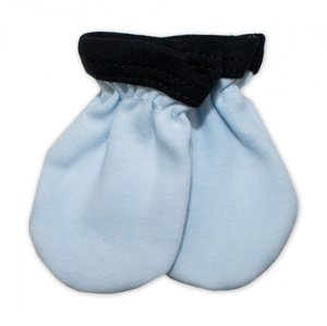 Baby Nellys Kojenecké rukavičky Little prince - modré, vel. 56/62 Velikost koj. oblečení: 56-62 (0-3m)