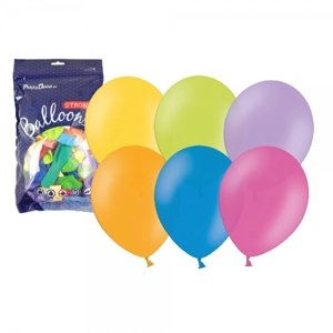 RAPPA Nafukovací balónek metalický 27 cm - 1ks, mix barev