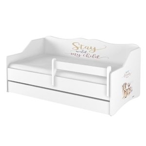 BabyBoo Dětská postel s výsuvnou přistýlkou 160 x 80 cm - Sweet Dreams Rozměry: 160x80